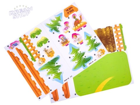 Puzzle 3D 25 elementów Stajenka Betlejem Szopka ZA2216 Puzzle 3D 25 elementów Stajenka Betlejem Szopka ZA2216