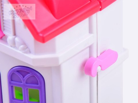 Rozkładany rodzinny DOMEK + meble lalki ZA3747 Rozkładany rodzinny DOMEK + meble lalki ZA3747