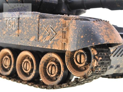 Sterowany CZOŁG T90 strzela jeździ świeci RC0373