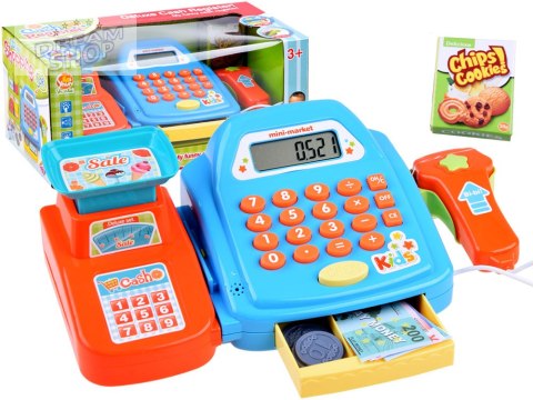 Zabawka Kasa fiskalna + waga zabawa w sklep ZA3851 Zabawka Kasa fiskalna + waga zabawa w sklep ZA3851