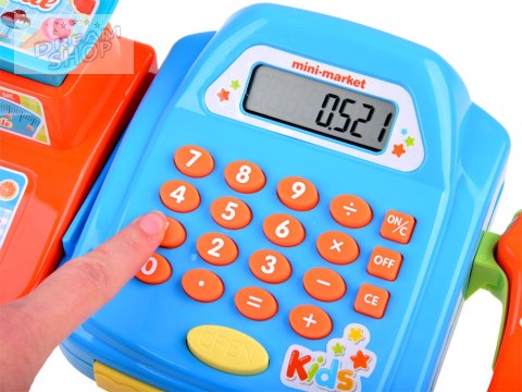 Zabawka Kasa fiskalna + waga zabawa w sklep ZA3851 Zabawka Kasa fiskalna + waga zabawa w sklep ZA3851