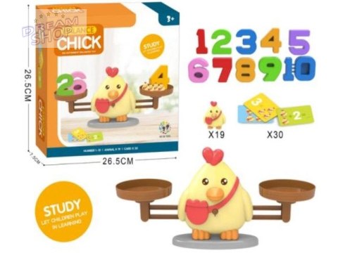 Gra Nauka Liczenia - Równoważnia Waga Szalkowa Kurczak - Chick Balance Gra Nauka Liczenia - Równoważnia Waga Szalkowa Kurczak - Chick Balance