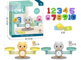 Gra Nauka Liczenia - Równoważnia Waga Szalkowa Sówka - Owl Balance