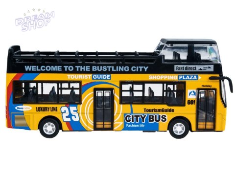 Metalowy AUTOBUS piętrus otwierane drzwi ZA2094 ZO Metalowy AUTOBUS piętrus otwierane drzwi ZA2094 ZO
