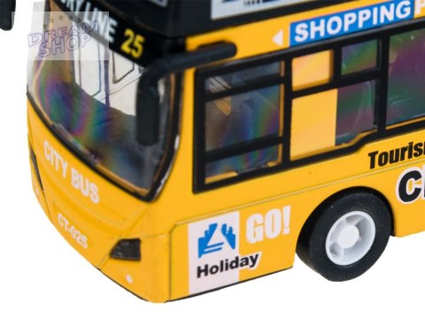 Metalowy AUTOBUS piętrus otwierane drzwi ZA2094 ZO Metalowy AUTOBUS piętrus otwierane drzwi ZA2094 ZO
