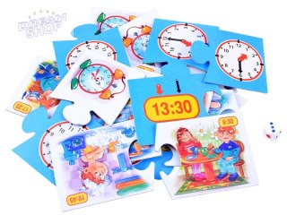 Jawa Edukacyjna gra układanka Poznajemy CZAS - która godzina? GR0455