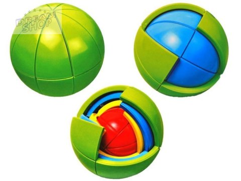 Gra logiczna KULA 3D PUZZLE łamigłówka Piłka - kolorowa zagadka GR0067 Gra logiczna KULA 3D PUZZLE łamigłówka Piłka - kolorowa zagadka GR0067
