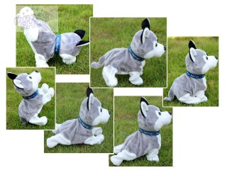 Interaktywny piesek Husky reaguje na dotyk Szczeka + różne sztuczki ZA1333