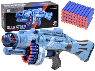 Duży Pistolet wyrzutnia BLASTER piankowe naboje 40 szt ZA3796