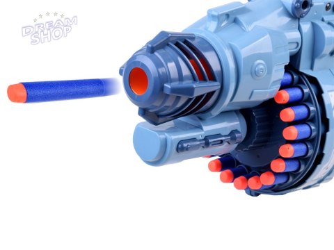 Duży Pistolet wyrzutnia BLASTER piankowe naboje 40 szt ZA3796