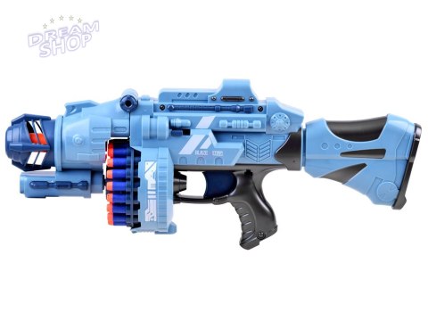 Duży Pistolet wyrzutnia BLASTER piankowe naboje 40 szt ZA3796