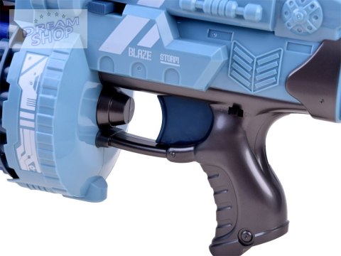 Duży Pistolet wyrzutnia BLASTER piankowe naboje 40 szt ZA3796