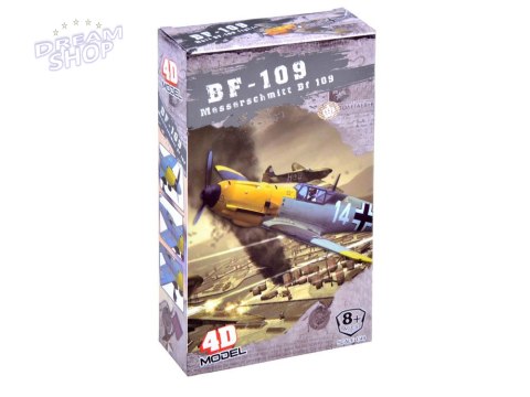 Plastikowy Samolot BF-109 do składania 1:48 ZA2589