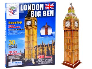 Puzzle 3D 30-elementów Londyn Big Ben ZA3802