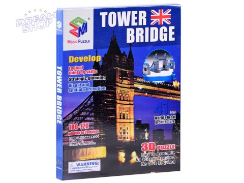 Puzzle 3D 41 el. most Tower Bridge ZA3801 Puzzle 3D 41 el. most Tower Bridge ZA3801