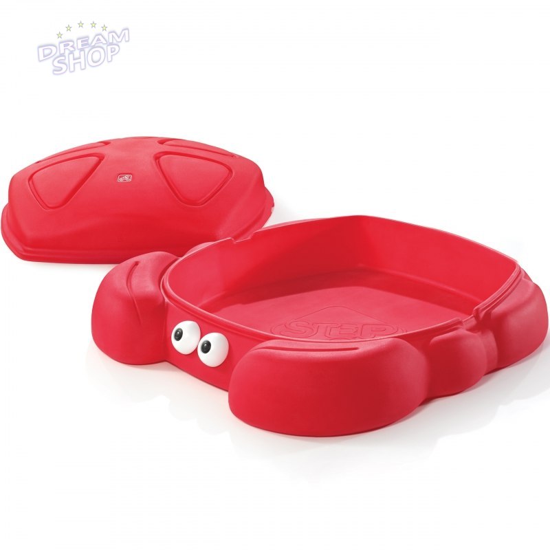 STEP2 Zamykana piaskownica plastikowa Krab z przykrywką STEP2 Zamykana piaskownica plastikowa Krab z przykrywką