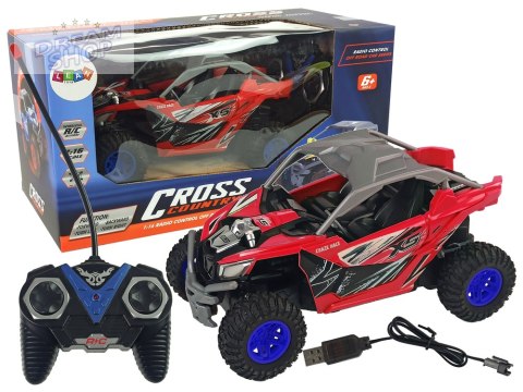 Terenowe Auto Cross Country Zdalnie Sterowane Pilot 27 MHz Czerwone Terenowe Auto Cross Country Zdalnie Sterowane Pilot 27 MHz Czerwone