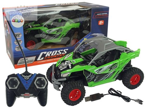 Terenowe Auto Cross Country Zdalnie Sterowane Pilot 27 MHz Zielone Terenowe Auto Cross Country Zdalnie Sterowane Pilot 27 MHz Zielone