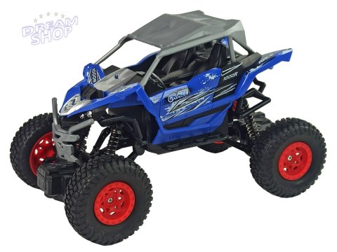 Terenowe Auto Off- Road Zdalnie Sterowane 2,4 GHz 1:16 Niebieskie Terenowe Auto Off- Road Zdalnie Sterowane 2,4 GHz 1:16 Niebieskie