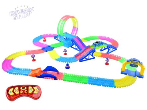 Tor fluo świeci auto na pilota 656cm dźwięk ZA3309 Tor fluo świeci auto na pilota 656cm dźwięk ZA3309