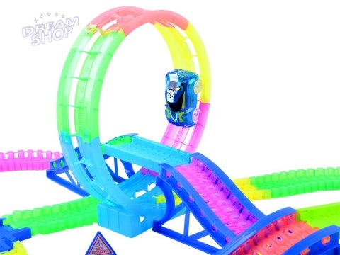 Tor fluo świeci auto na pilota 656cm dźwięk ZA3309 Tor fluo świeci auto na pilota 656cm dźwięk ZA3309