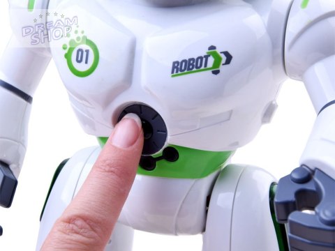 Zdalnie sterowany ROBOT tańczy Nauka angielskiego światło + dźwięk RC0447 Zdalnie sterowany ROBOT tańczy Nauka angielskiego światło + dźwięk RC0447