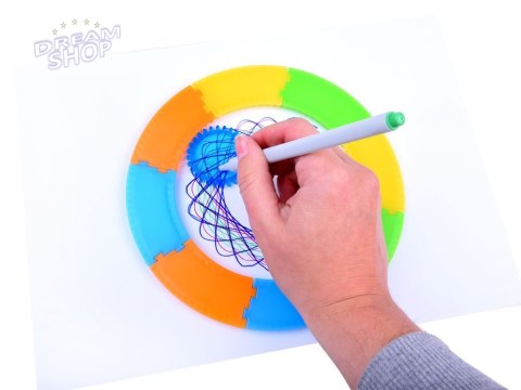 Spirograf Zestaw do rysowania KREATYWNE spirale Pomoc w rysowaniu TA0080 Spirograf Zestaw do rysowania KREATYWNE spirale Pomoc w rysowaniu TA0080