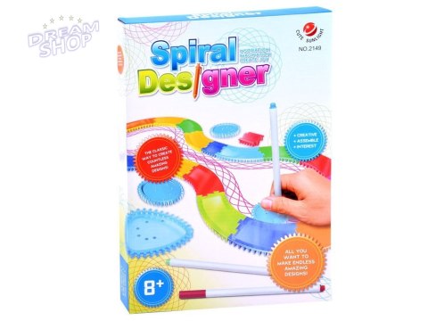 Spirograf Zestaw do rysowania KREATYWNE spirale Pomoc w rysowaniu TA0080 Spirograf Zestaw do rysowania KREATYWNE spirale Pomoc w rysowaniu TA0080