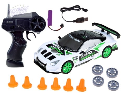 Samochód zdalnie sterowany do driftu AUTO drift pilot RC pachołki RC0506 Samochód zdalnie sterowany do driftu AUTO drift pilot RC pachołki RC0506