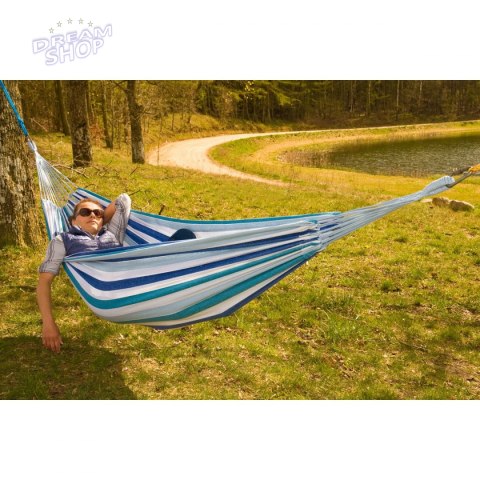 Hamak ogrodowy 2 osobowy XXL 250x150cm Saska Garden Hamak ogrodowy 2 osobowy XXL 250x150cm Saska Garden
