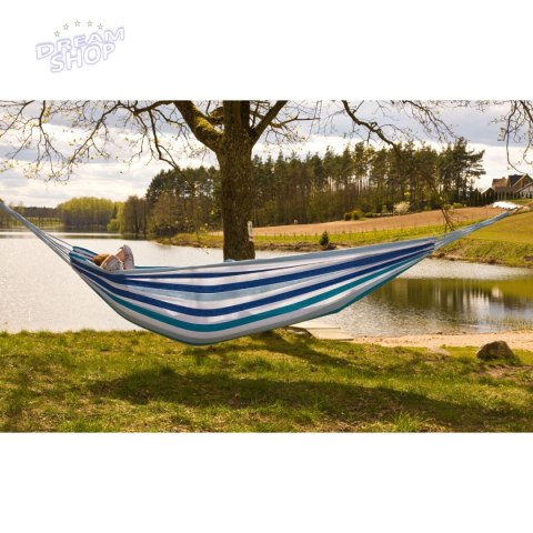 Hamak ogrodowy 2 osobowy XXL 250x150cm Saska Garden Hamak ogrodowy 2 osobowy XXL 250x150cm Saska Garden