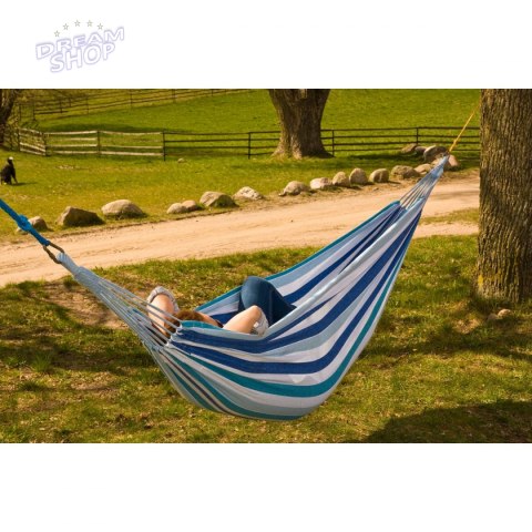 Hamak ogrodowy 2 osobowy XXL 250x150cm Saska Garden Hamak ogrodowy 2 osobowy XXL 250x150cm Saska Garden