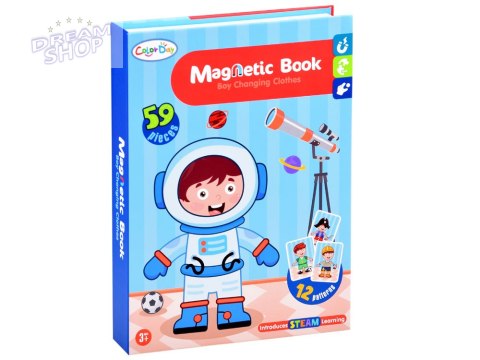 Książka układanka magnetyczna ZAWODY 59ele ZA3765