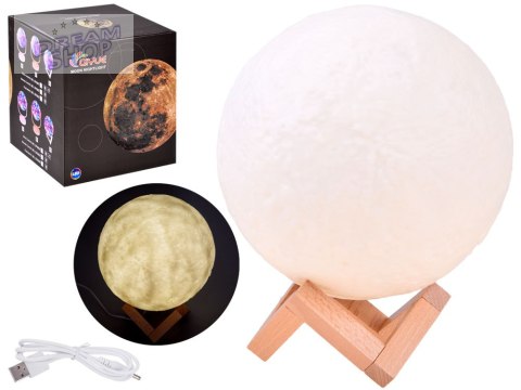 Lampka nocna Księżyc Moon Light 3D 18cm ZA3826