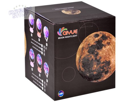 Lampka nocna Księżyc Moon Light 3D 18cm ZA3826