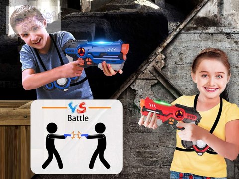 Laserowy paintball pistolety laser tag 2szt ZA3776