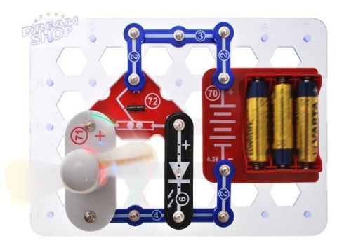 MAŁY ELEKTRONIK świecący zestaw edukacyjny ZA1626 MAŁY ELEKTRONIK świecący zestaw edukacyjny ZA1626