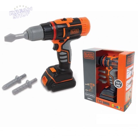 SMOBY Black&Decker Elektroniczna Wiertarko-wkrętarka