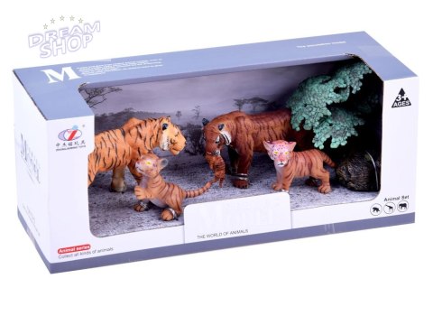 SERIA ZWIERZĘTA SAFARI Zestaw figurek Rodzina tygrysów KOLEKCJA ZA2990 SERIA ZWIERZĘTA SAFARI Zestaw figurek Rodzina tygrysów KOLEKCJA ZA2990