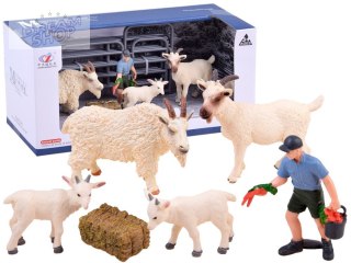 SERIA ZWIERZĘTA FARMA Zestaw kózki z zagrody Figurki KOZA ZA2988