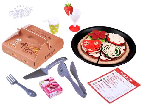 Zrób PIZZA w kawałkach zabawa w kucharza ZA3775 Zrób PIZZA w kawałkach zabawa w kucharza ZA3775