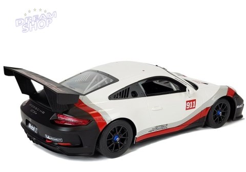 Auto R/C Porsche 911 GT3 CUP Rastar 1:14 Białe na pilota Auto R/C Porsche 911 GT3 CUP Rastar 1:14 Białe na pilota