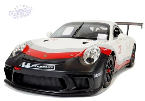 Auto R/C Porsche 911 GT3 CUP Rastar 1:14 Białe na pilota Auto R/C Porsche 911 GT3 CUP Rastar 1:14 Białe na pilota