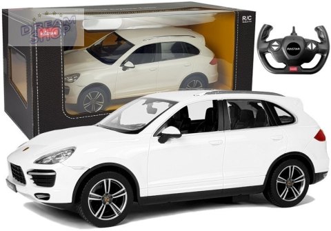 Auto R/C Porsche Cayenne Rastar 1:14 Białe