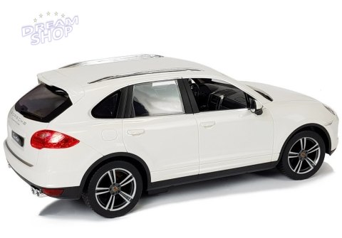 Auto R/C Porsche Cayenne Rastar 1:14 Białe Auto R/C Porsche Cayenne Rastar 1:14 Białe