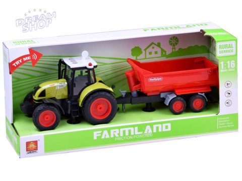 Traktor + przyczepa maszyny rolnicze ZA2436 Traktor + przyczepa maszyny rolnicze ZA2436