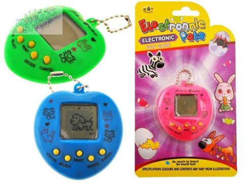 Gra elektroniczna TAMAGOCHI tamagoczi Brelok opieka nad zwierzakiem GR0212 Gra elektroniczna TAMAGOCHI tamagoczi Brelok opieka nad zwierzakiem GR0212