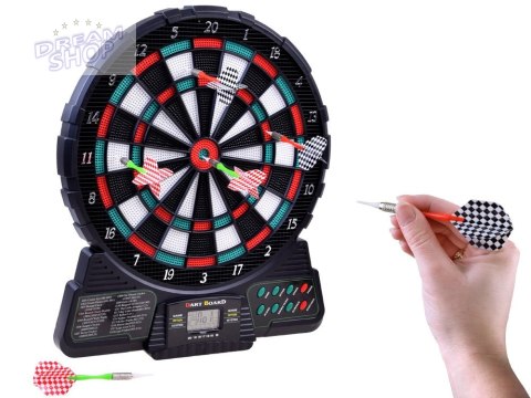 Tarcza elektroniczna DART 18 gier rzutki SP0651 Tarcza elektroniczna DART 18 gier rzutki SP0651