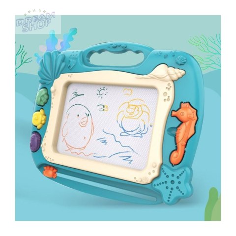 WOOPIE Znikopis Tablica Magnetyczna Kolorowa Stempelki Motyw Oceanu WOOPIE Znikopis Tablica Magnetyczna Kolorowa Stempelki Motyw Oceanu