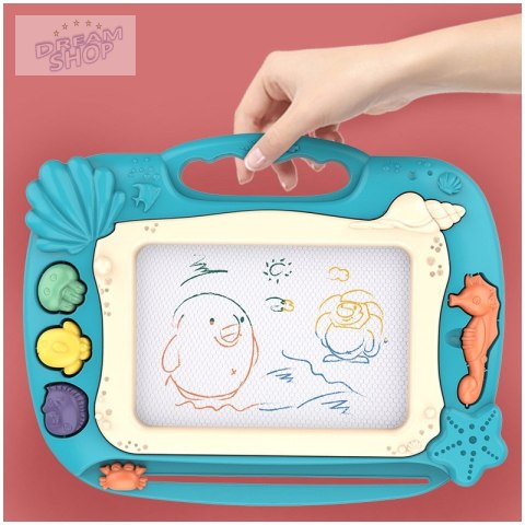 WOOPIE Znikopis Tablica Magnetyczna Kolorowa Stempelki Motyw Oceanu WOOPIE Znikopis Tablica Magnetyczna Kolorowa Stempelki Motyw Oceanu